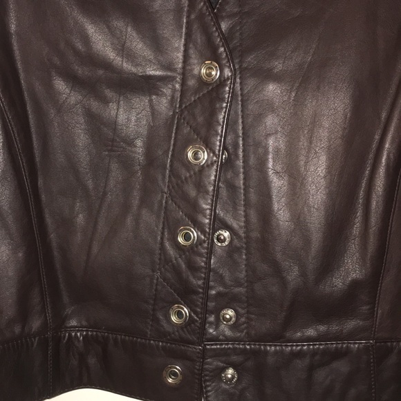 Genuine leather and wool short vest. - Picture 3 of 7
